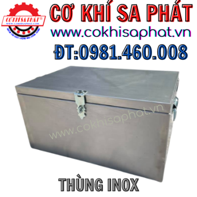 THÙNG INOX ĐỰNG HỒ SƠ-CƠ KHÍ SA PHÁT